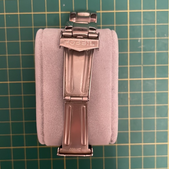 Fossil Blue 3-Hand Date Stainless Steel Men’s Watch - Picture 3 of 12